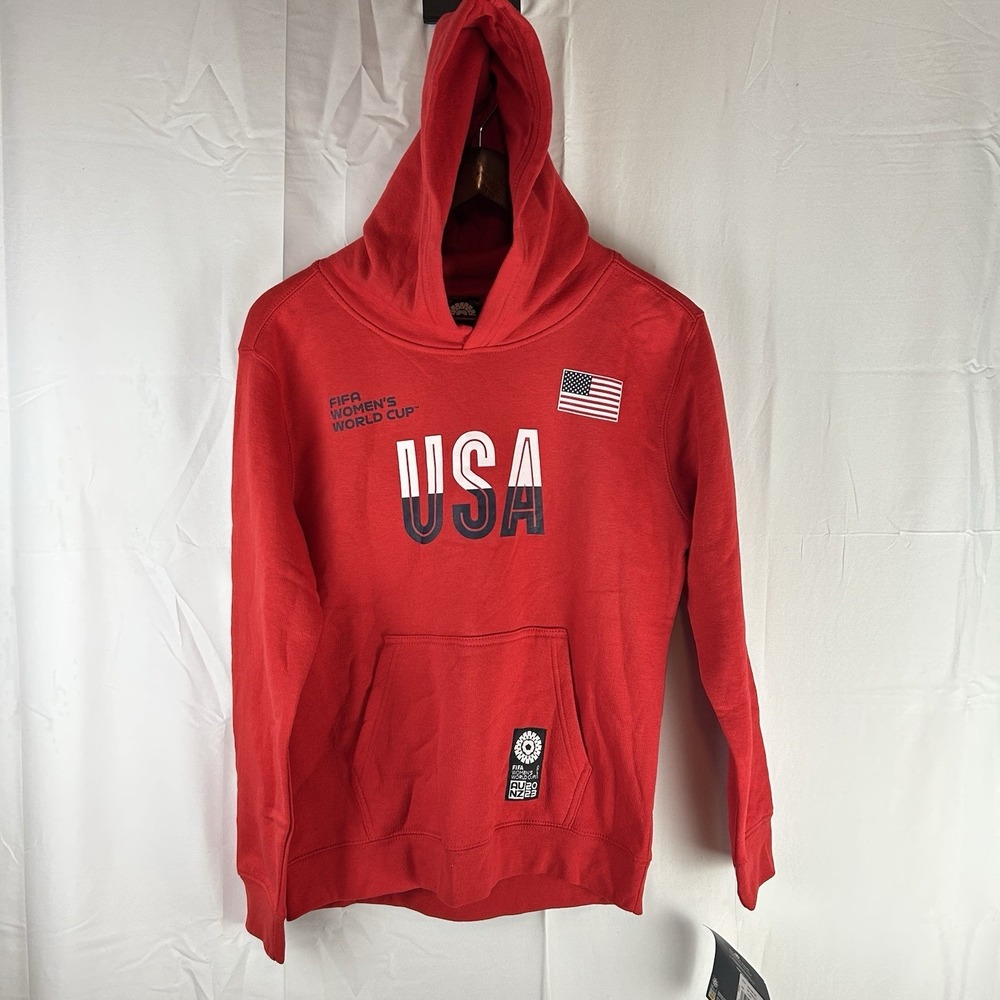 Outerstuff Youth & Kids‎ FIFA 2023 Women's World Cup USA Hoodie Red Size L 14/16